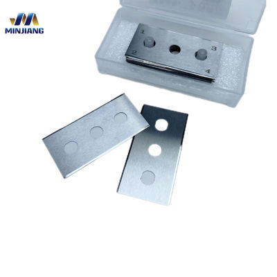 Lifespan Elektrode Karbida Tiga Lubang Slitting Blade Untuk Lithium Battery Industry