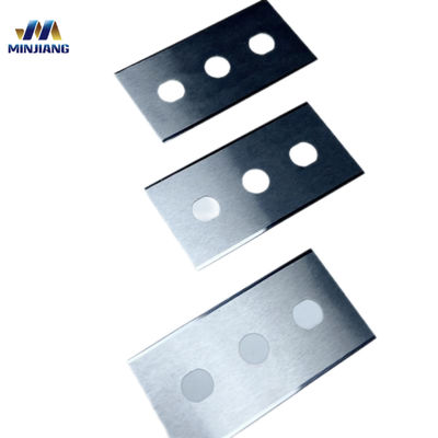 Mirror Polished Carbide Three Hole Slitter Blades yang Digunakan dalam Pemotongan Baterai Lithium