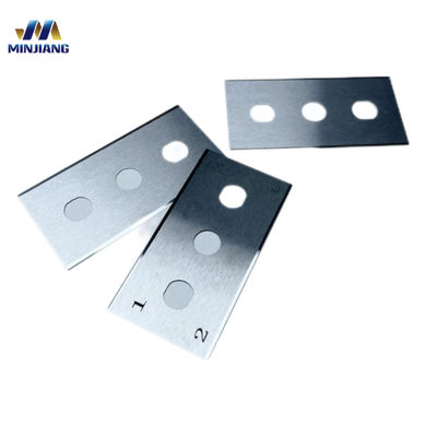 Premium Tungsten Karbida Tiga Lubang Slitting Blade Dalam Baterai Lithium Pemotongan