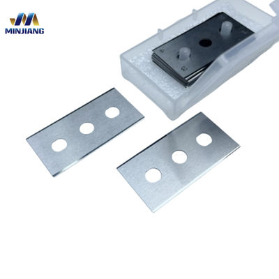Premium Tungsten Karbida Tiga Lubang Slitting Blade Dalam Baterai Lithium Pemotongan