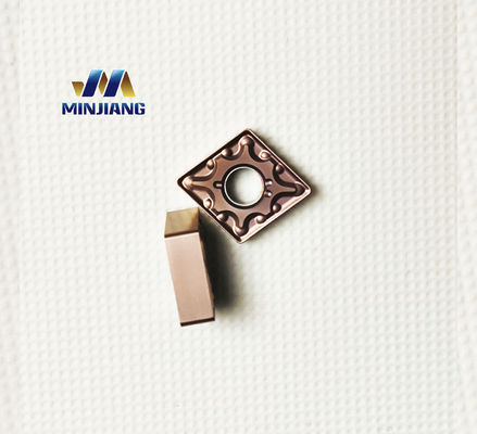 Rhombus 55° Cemented Tungsten Carbide Cutting Tool Wear Resistance Kekerasan tinggi