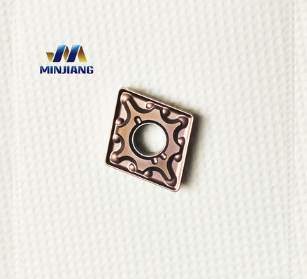 Rhombus 55° Cemented Tungsten Carbide Cutting Tool Wear Resistance Kekerasan tinggi