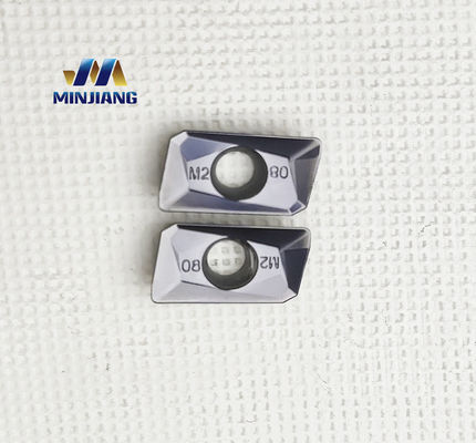 APMT 1604 Tungsten Carbide Alat Pemotong CNC Lapisan PVD/CVD