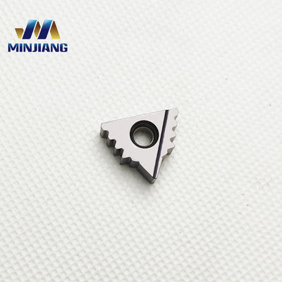 Tungsten Karbida Whitworth 55° Pipe Thread Turning Inserts Untuk Baja Rustless