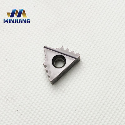 Tungsten Karbida Whitworth 55° Pipe Thread Turning Inserts Untuk Baja Rustless